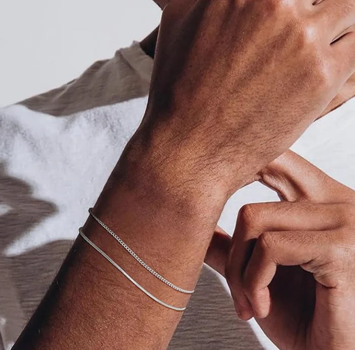 Cuban Chain Bracelet Silver