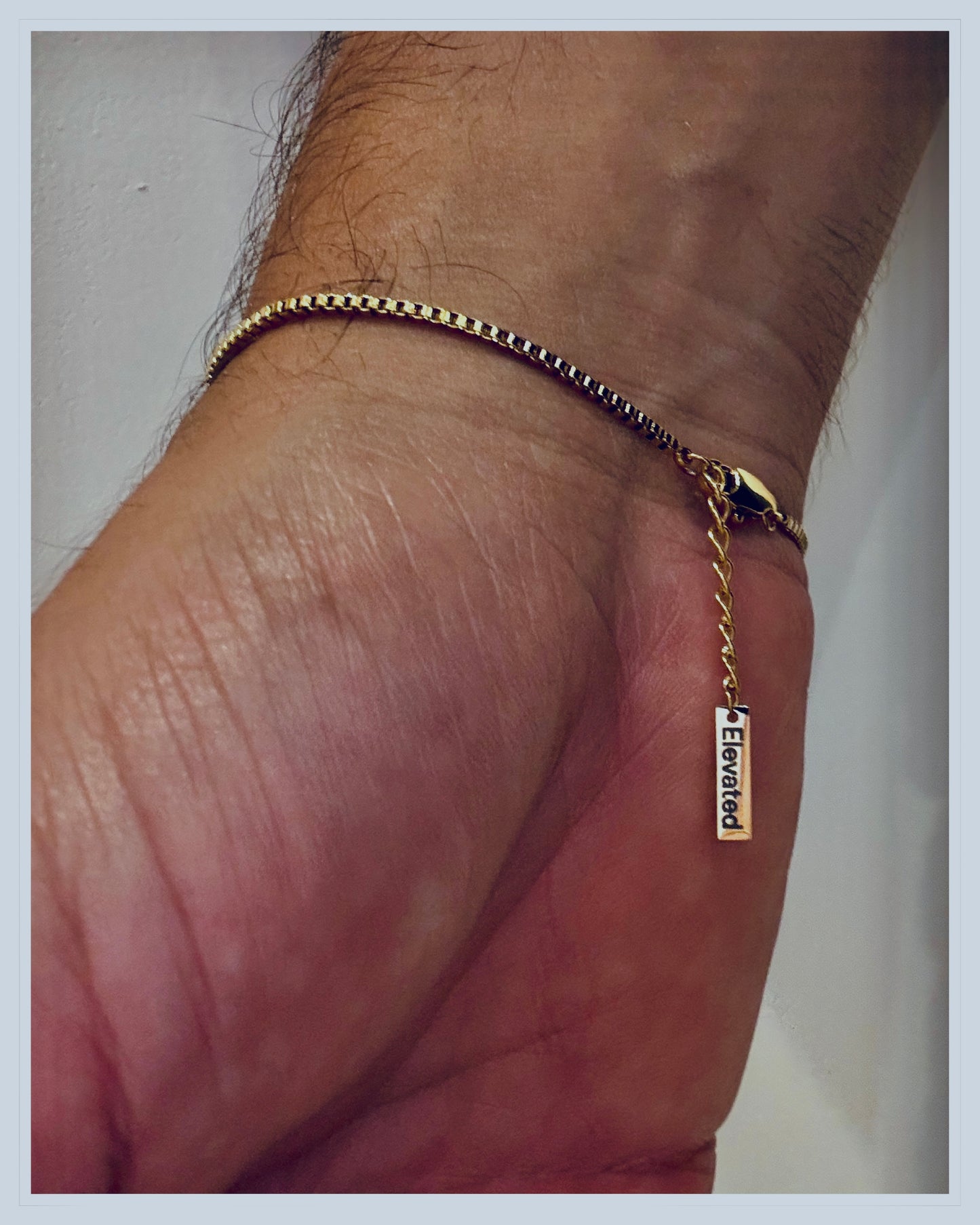 Box Chain Bracelet Gold