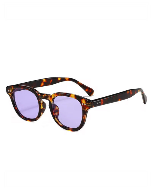 Classic Tortoise with Violet Lense Sunglasses