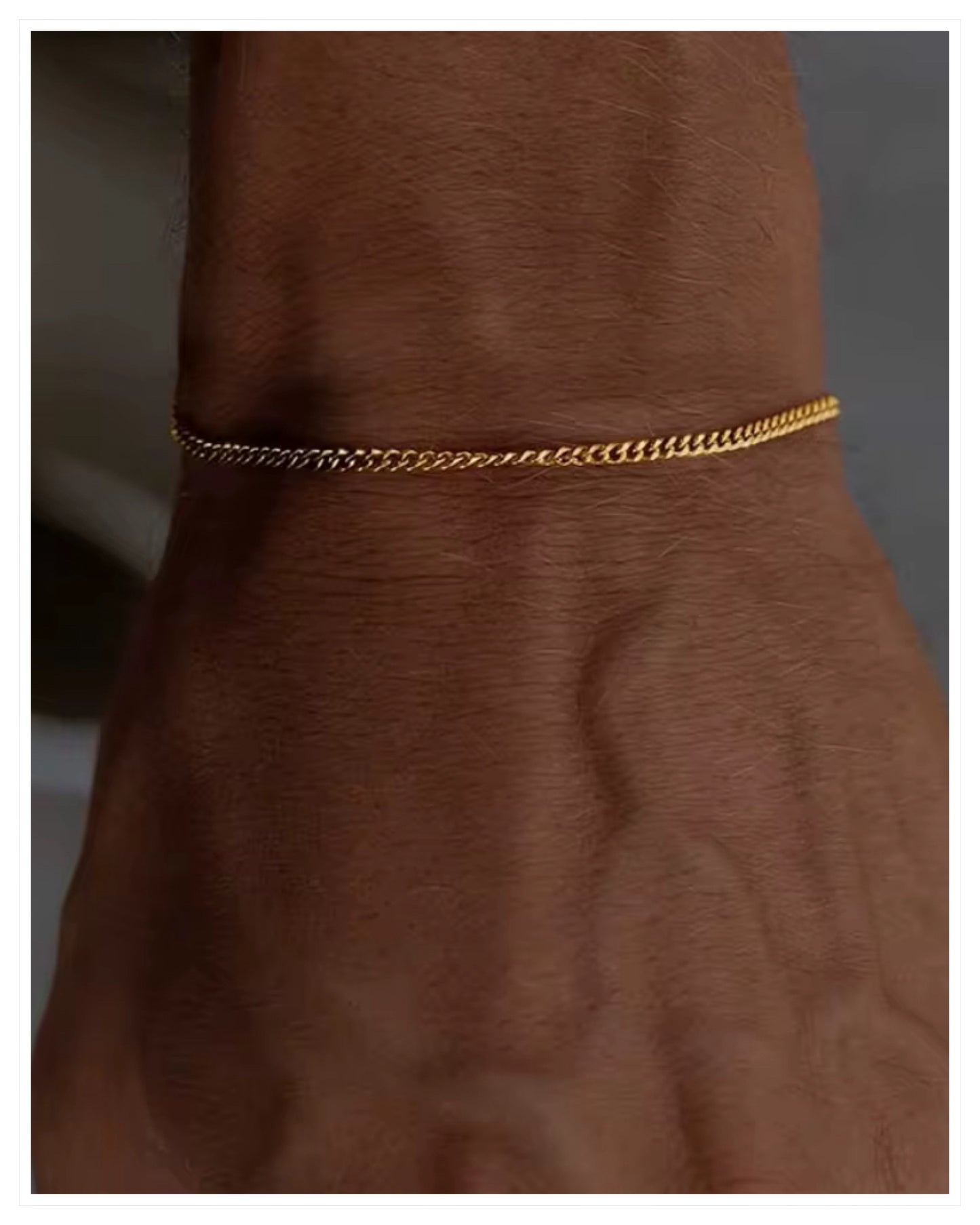Cuban Chain Bracelet Gold
